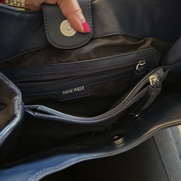 Nine West Blue Purse Handbag - Picture 3 of 3